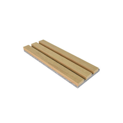 Bespoke Soundproof Solid Wood Slat Acoustic Panels 21mm Thickness 0.85 NRC