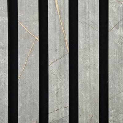 Melamine Surface Acoustic Wood Slat Panels 2400mm Length For Interior Decoration