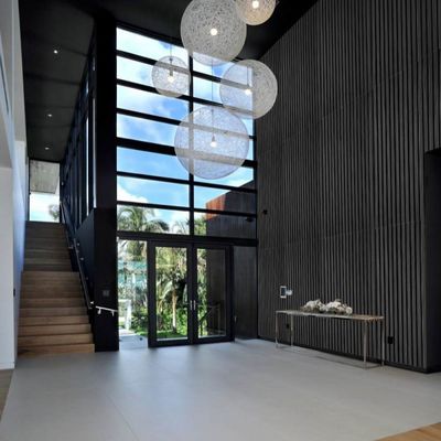Hot Seal Wood Slat Acoustic Panel  Aesthetics And Acoustic For Interior Wall