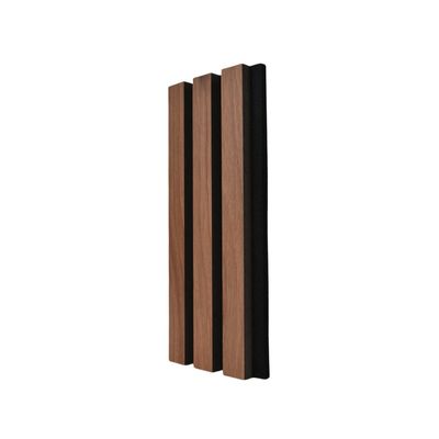 Melamine Cover Acoustic Wood Slat Panels 2400mm , Slatted Acoustic Wall Panels OEM
