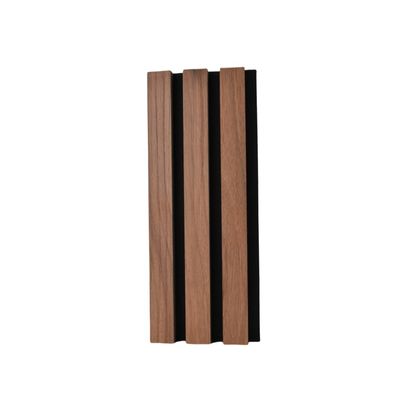 Melamine Cover Acoustic Wood Slat Panels 2400mm , Slatted Acoustic Wall Panels OEM