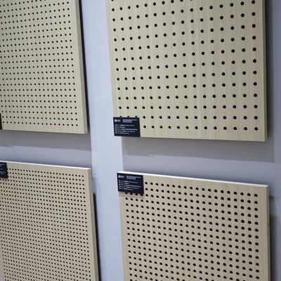 Great Sound Absorption Perforated Acoustic Wood Panels for House Decoration