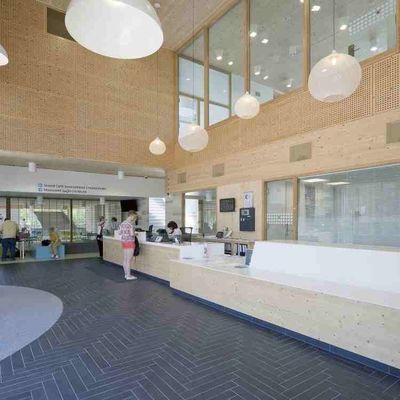Stylish Decorative Perforated Acoustic Wood Panels for Commercial Studio