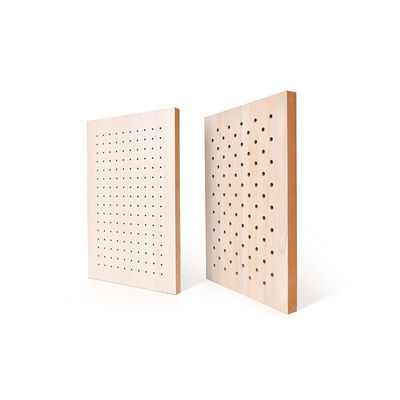 Stylish Decorative Perforated Acoustic Wood Panels for Commercial Studio
