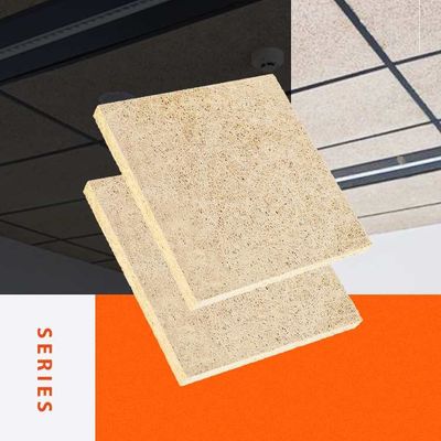 Wholesale Acoustic Wood Wool Panels , Wood Wool Sound Absorption Board 0.9 NRC