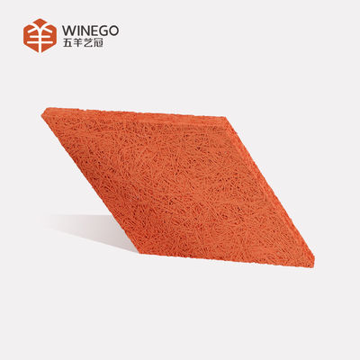 Anti Microbial Acoustic Wood Wool Panels 600x1200mm Moisture Proof For Office
