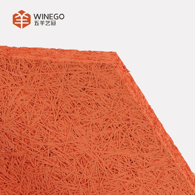Anti Microbial Acoustic Wood Wool Panels 600x1200mm Moisture Proof For Office
