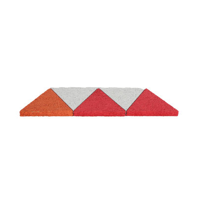 Fire Resistance Acoustic Wood Wool Ceiling Panels Triangle Shape For Modern Office