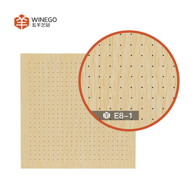Customized Micro Perforated Acoustic Panels Moisture Resistant 12mm 15mm 18mm