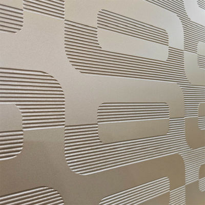 Office Room Interior 3D Decorative Wall Panels , MDF Wall Art Panels 1200x2400mm