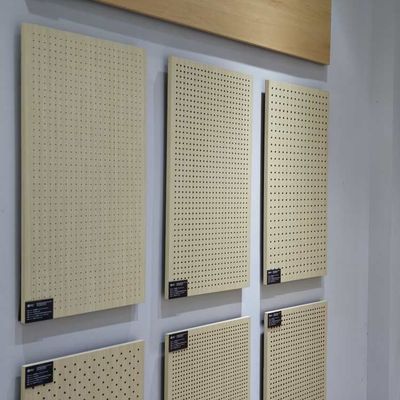 15mm 18mm Thick Micro Perforated Acoustic Panels E1 Grade 0.8 NRC Sound Absorption