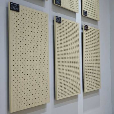 15mm 18mm Thick Micro Perforated Acoustic Panels E1 Grade 0.8 NRC Sound Absorption