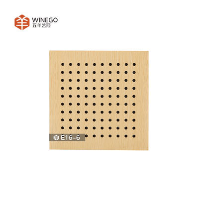 15mm 18mm Thick Micro Perforated Acoustic Panels E1 Grade 0.8 NRC Sound Absorption