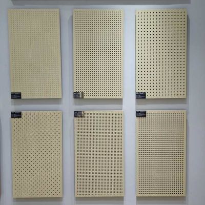 15mm 18mm Thick Micro Perforated Acoustic Panels E1 Grade 0.8 NRC Sound Absorption