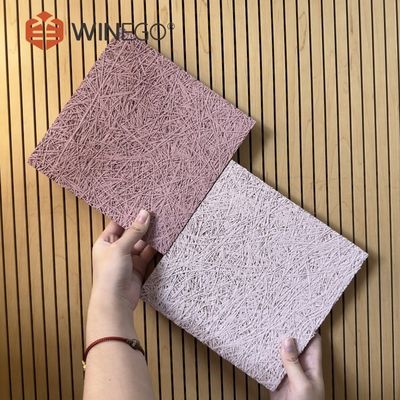 Impact Resistance Acoustic Wood Wool Panels 15mm 20mm 25mm Thickness