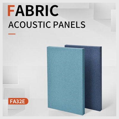 Formaldehyde Free Fabric Acoustic Panels Sound Proof Fabric Wrapped Wall Panels 32mm