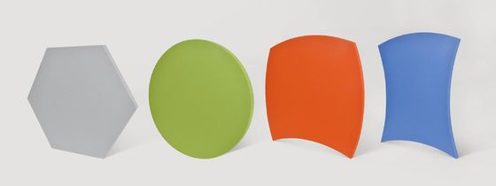 Wall Ceiling Art Fabric Wrapped Acoustic Panels Flame Retardant For Aesthetic Needs