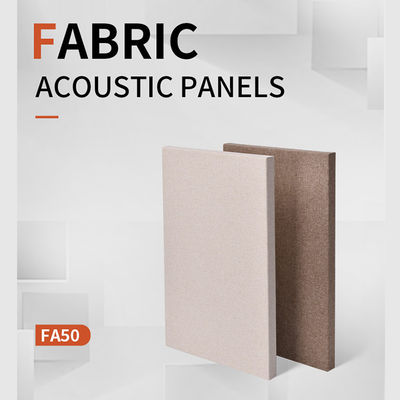 Custom Different Colors Fabric Acoustic Panels With High Density For Walls