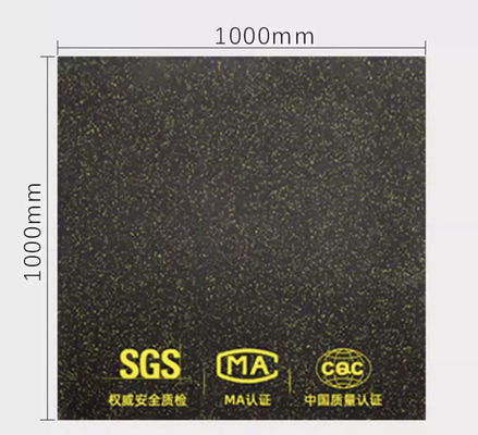 Soundproof Acoustic Rubber Tiles Matting Anti Slip Eco Friendly Material For Indoor