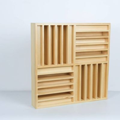 Square Shape Wooden QRD Acoustic Diffuser Enhanced Sound Dispersion For Studio
