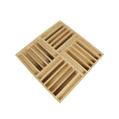 Square Shape Wooden QRD Acoustic Diffuser Enhanced Sound Dispersion For Studio