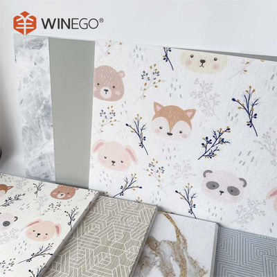 Custom Cartoon Patterns PET Acoustic Panels Eco Friendly For Hospital Paneling
