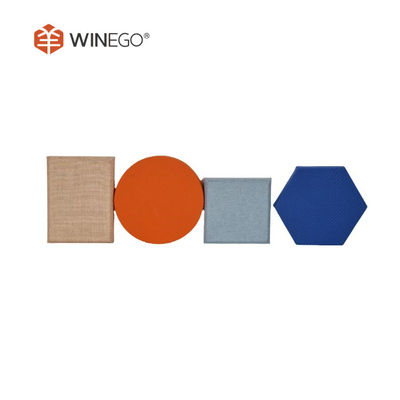Soundproof Art decor Fabric Wrapped Acoustic Wall Panels 0.8 NRC Customizable