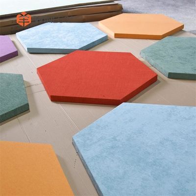 Multiple Shapes Art Fabric Wrapped Acoustic Panels For Interior Decoration