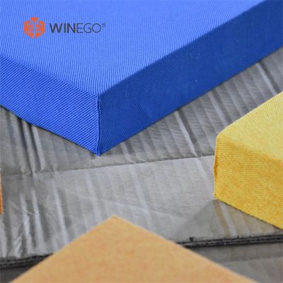 Custom Size Artistic Fabric Acoustic Panels , Soundproof Fabric Wrapped Wall Panels