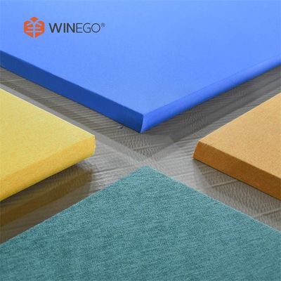 Custom Size Artistic Fabric Acoustic Panels , Soundproof Fabric Wrapped Wall Panels