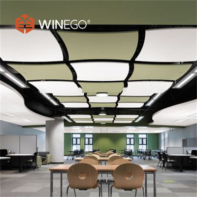 Multiple Shapes Art Fabric Wrapped Acoustic Panels For Interior Decoration