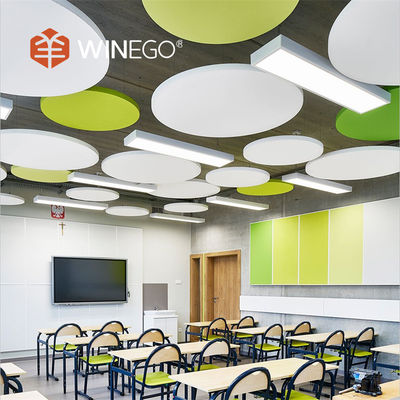 Soundproof Art decor Fabric Wrapped Acoustic Wall Panels 0.8 NRC Customizable