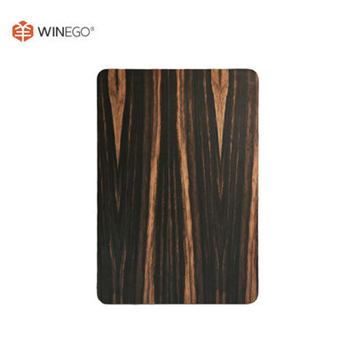 Interior Laminate Wall Panels With Smoked Wood Grain Veneer Finish Custom