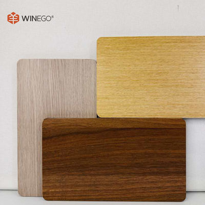 White Oak Flat Laminate Decorative Wall Panels With MDF HDF MGO Base Mateiral