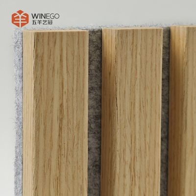 Timeless Wood Slat Acoustic Panels For Harmonious Interiors Three Side Banding