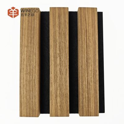 Luxurious Wood Slat Acoustic Panel Elegant And Efficient Sound Solution