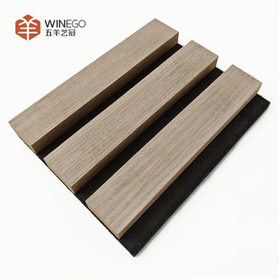 Customized Different Colors Wood Slat Acoustic Panel Meet Aesthetic Requirements