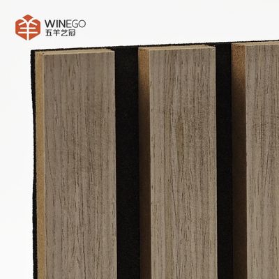 Customized Different Colors Wood Slat Acoustic Panel Meet Aesthetic Requirements