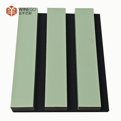 Decorative And Functional Wood Slat Acoustic Panels For Restaurant Decoration