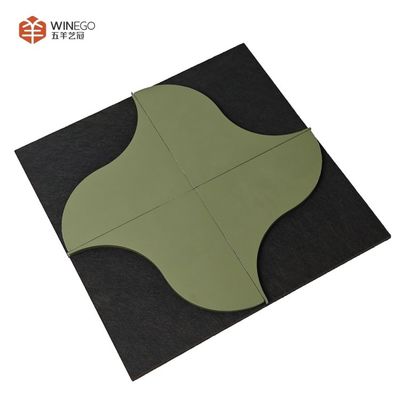 Modern Wood Slat Acoustic Panels With Different Color For Wall