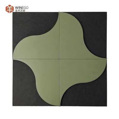 Modern Wood Slat Acoustic Panels With Different Color For Wall