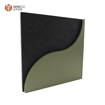 Modern Wood Slat Acoustic Panels With Different Color For Wall