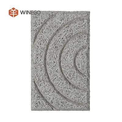 Art Design And Innovation Wood Wool Acoustic Panel For Shopping Mall Wall