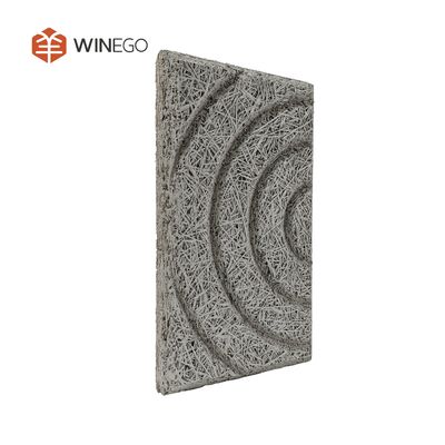 Art Design And Innovation Wood Wool Acoustic Panel For Shopping Mall Wall