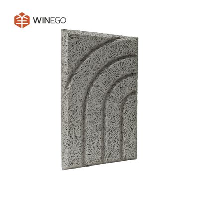 Art Design And Innovation Wood Wool Acoustic Panel For Shopping Mall Wall