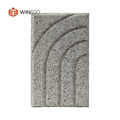 Art Design And Innovation Wood Wool Acoustic Panel For Shopping Mall Wall