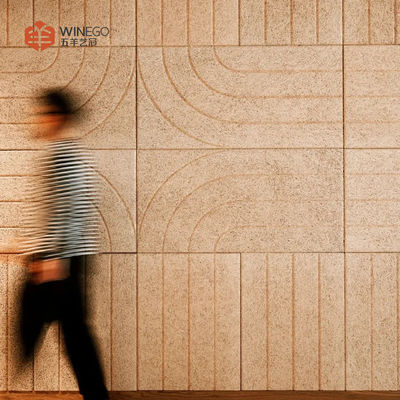 Multiple Color Wood Wool Acoustic Panel Meet Various Aesthetic Needs