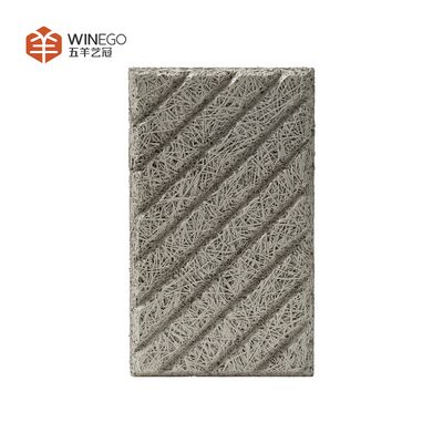 Eco-Friendly Wood Wool Acoustic Panels With Hign NRC For Store And Home Wall
