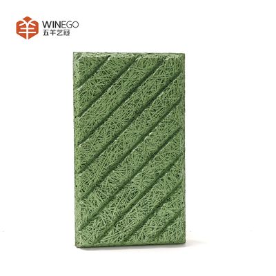 Eco-Friendly Wood Wool Acoustic Panels With Hign NRC For Store And Home Wall