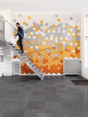 Combine Aesthetic Appeal Wood Wool Acoustic Panels  With OEM Services For Gyms